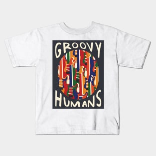 Groovy Humans (Summer Vers.) Kids T-Shirt